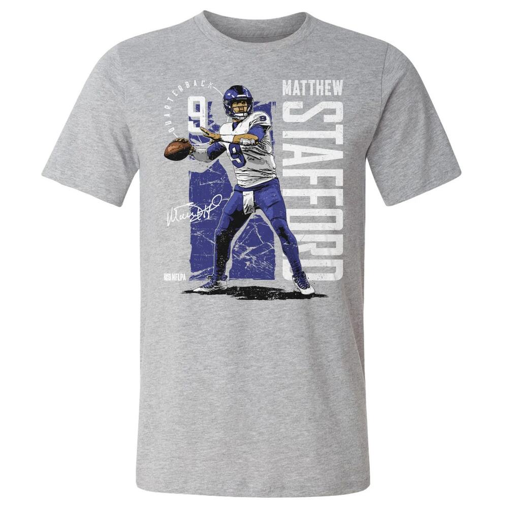 New ~ NEXT LEVEL APPAREL ~ Matthew Stafford Los Angeles R Vintage T-Shirt NFL M